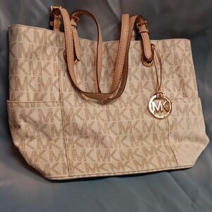 Michael Kors Tan Logo Tote